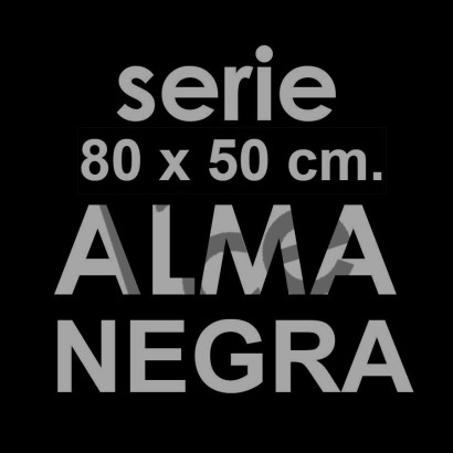 PASSEPARTOUT 1.6 80 x 50 CM ALMA NEGRA