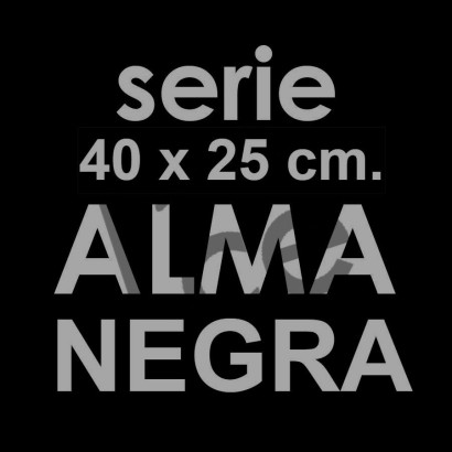 PASSEPARTOUT 1.6 40 x 25 CM ALMA NEGRA