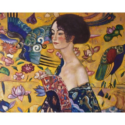 Klimt. ''Mujer con abanico''
