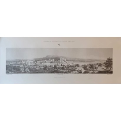 Conrado, Mariano. Panorama del puerto y ciudad de Palma de Mallorca